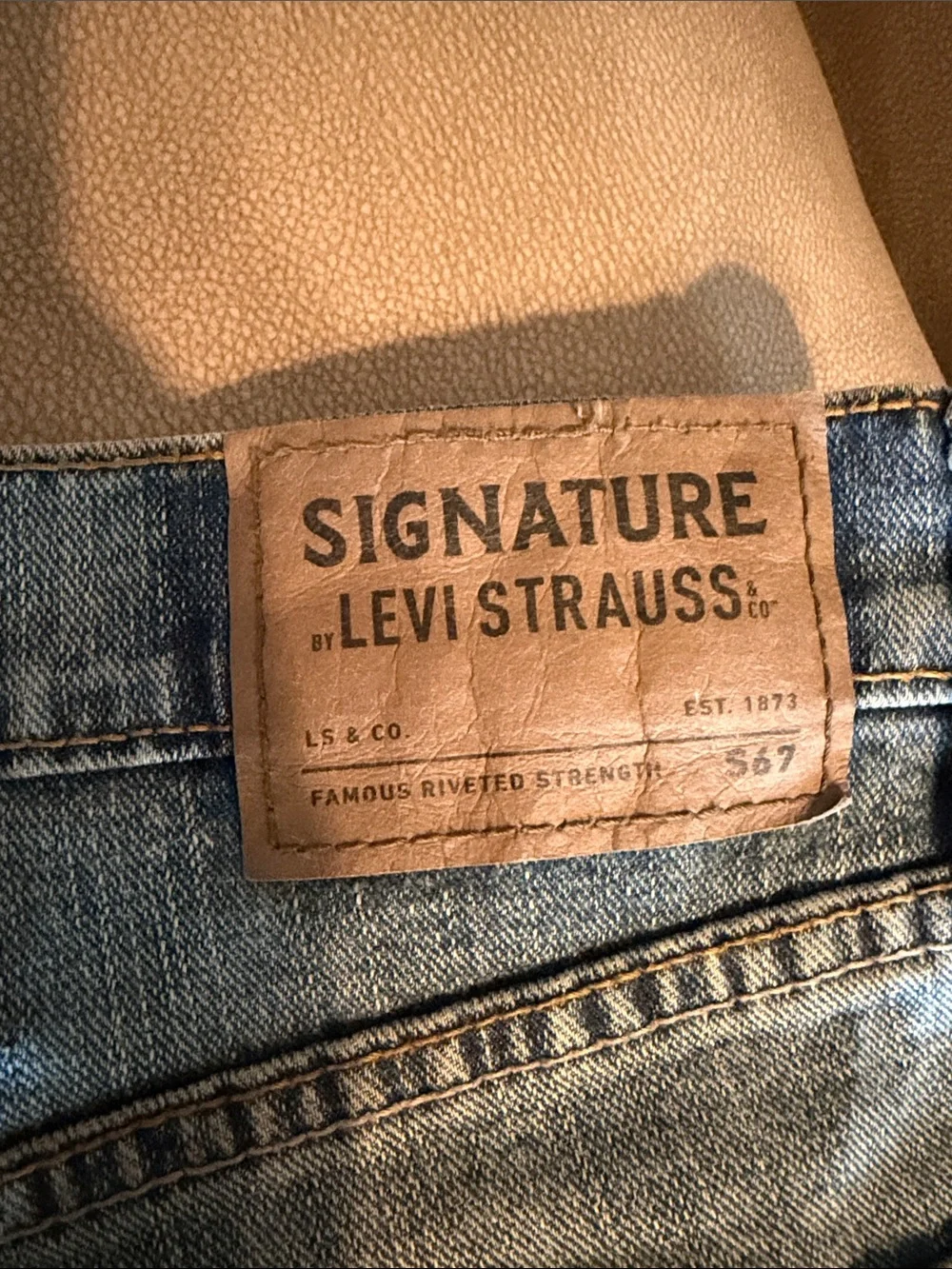 Levi's Light Wash Men’s Slim Straight Jeans 33x30
